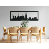 Obraz New York panoráma (Farba obrazu Sivá, Rozmer obrazu 20,5 x 62 cm)