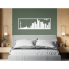 Obraz Frankfurt panoráma (Farba obrazu Sivá, Rozmer obrazu 20,5 x 62 cm)