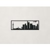 Obraz Frankfurt panoráma (Farba obrazu Čierna)