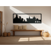 Obraz Madrid panoráma (Farba obrazu Sivá, Rozmer obrazu 20,5 x 62 cm)
