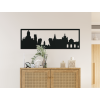 Obraz Madrid panoráma (Farba obrazu Sivá, Rozmer obrazu 20,5 x 62 cm)