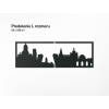 Obraz Madrid panoráma (Farba obrazu Sivá, Rozmer obrazu 20,5 x 62 cm)