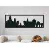 Obraz Madrid panoráma (Farba obrazu Sivá, Rozmer obrazu 20,5 x 62 cm)