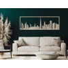 Obraz Dubaj panoráma (Farba obrazu Sivá, Rozmer obrazu 20,5 x 62 cm)