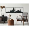Obraz Kuala Lumpur panoráma (Farba obrazu Sivá, Rozmer obrazu 20,5 x 62 cm)
