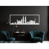 Obraz Kuala Lumpur panoráma (Farba obrazu Sivá, Rozmer obrazu 20,5 x 62 cm)