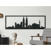 Obraz Kuala Lumpur panoráma (Farba obrazu Sivá, Rozmer obrazu 20,5 x 62 cm)