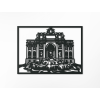 Obraz Fontána di Trevi (Farba obrazu Sivá, Rozmer obrazu 33,5 x 45,5 cm)