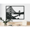 Obraz Most Golden Gate, San Francisco (Farba obrazu Sivá, Rozmer obrazu 33,5 x 45,5 cm)