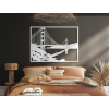 Obraz Most Golden Gate, San Francisco (Farba obrazu Sivá, Rozmer obrazu 33,5 x 45,5 cm)