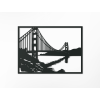 Obraz Most Golden Gate, San Francisco (Farba obrazu Sivá, Rozmer obrazu 33,5 x 45,5 cm)