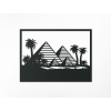 Obraz Pyramídy v Gíze (Farba obrazu Sivá, Rozmer obrazu 33,5 x 45,5 cm)