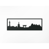 Obraz Kjóto panoráma (Farba obrazu Sivá, Rozmer obrazu 20,5 x 62 cm)