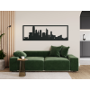 Obraz Hongkong panoráma (Farba obrazu Sivá, Rozmer obrazu 20,5 x 62 cm)