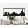 Obraz Rio de Janeiro panoráma (Farba obrazu Sivá, Rozmer obrazu 20,5 x 62 cm)