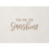 Nápis na stenu You are my sunshine (Farba obrazu Dub Sonoma)