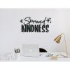 Drevená nálepka Spread kindness