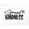 Drevená nálepka Spread kindness