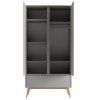 Swing 2door wardrobe grey 4