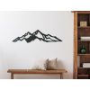 Vyrezávaný obraz minimalistické Vrchy (Farba obrazu Sivá, Rozmer obrazu 11,5 x 45,5 cm)