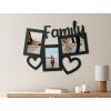 Fotorámik na stenu s nápisom Family