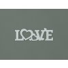 Fotorámik na stenu LOVE (Farba obrazu Sivá)