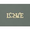 Fotorámik na stenu LOVE (Farba obrazu Prírodná)