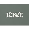Fotorámik na stenu LOVE (Farba obrazu Biela)