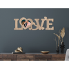 Fotorámik na stenu LOVE