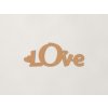 Moderný fotorámik Love (Farba obrazu Buk Bavaria)