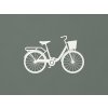 Nálepka na stenu Retro bicykel (Farba obrazu Biela)