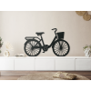 Nálepka na stenu Retro bicykel (Farba obrazu Sivá, Rozmer obrazu 28,5 x 45,5 cm)