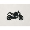 Nálepka na stenu Športová motorka (Farba obrazu Čierna)