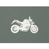 Nálepka na stenu Športová motorka (Farba obrazu Biela)
