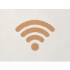 Nálepka Wifi na stenu (Farba obrazu Buk Bavaria)