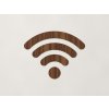 Nálepka Wifi na stenu (Farba obrazu Orech)