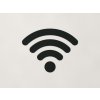 Nálepka Wifi na stenu (Farba obrazu Čierna)