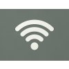 Nálepka Wifi na stenu (Farba obrazu Biela)