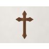Nálepka gotický kríž (Farba obrazu Orech)