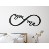 Symbol Nekonečná láska s nápisom You & Me
