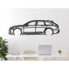 Obraz na stenu Audi RS6 (Farba obrazu Sivá, Rozmer obrazu 18 x 60 cm)