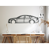 Nálepka na stenu Audi A7 Sportsback (Farba obrazu Sivá, Rozmer obrazu 16,5 x 60 cm)