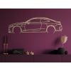 Moderný obraz Mercedes C63 AMG (Farba obrazu Sivá, Rozmer obrazu 18 x 60 cm)