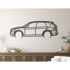 Dekorácia na stenu BMW X5 E70 (Farba obrazu Sivá, Rozmer obrazu 21 x 60 cm)
