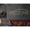 Dekorácia na stenu BMW X5 E70 (Farba obrazu Sivá, Rozmer obrazu 21 x 60 cm)