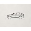 Drevený obraz BMW X7 (Farba obrazu Antracit)