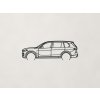 Drevený obraz BMW X7 (Farba obrazu Čierna)