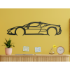 Nálepka Ferrari SF90 Stradale (Farba obrazu Sivá, Rozmer obrazu 15,5 x 60 cm)
