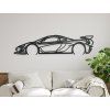Drevený obraz McLaren P1 GTR (Farba obrazu Sivá, Rozmer obrazu 15 x 60 cm)