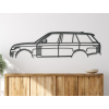 Obraz Range Rover Vogue (Farba obrazu Sivá, Rozmer obrazu 17,5 x 60 cm)